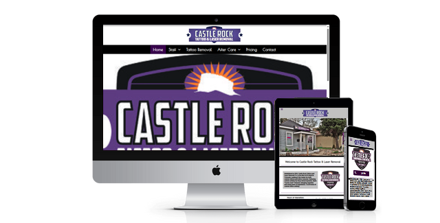 Castle Rock website design screenshot