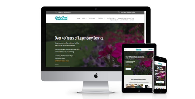 Spring Fresh website design screenshot