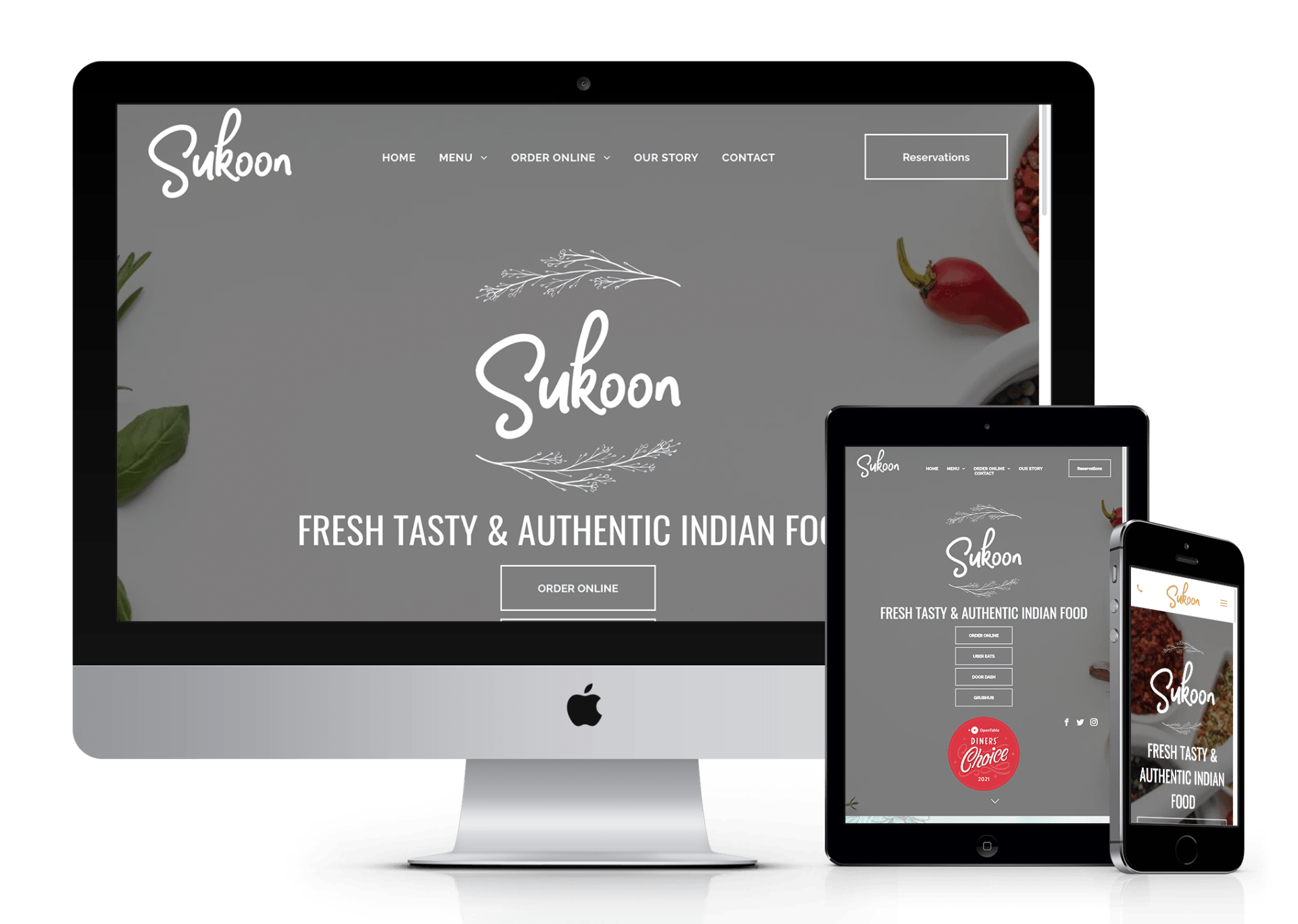 Sukoon website design screenshot
