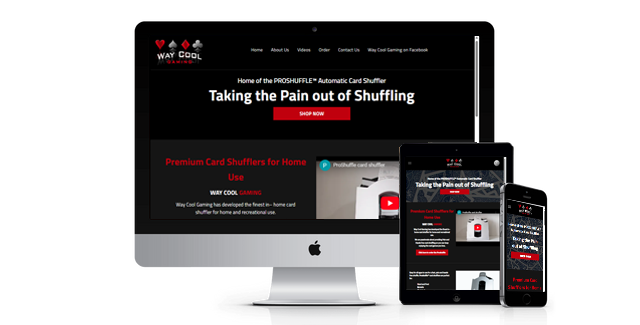 Way Cool Gaming website design screenshot