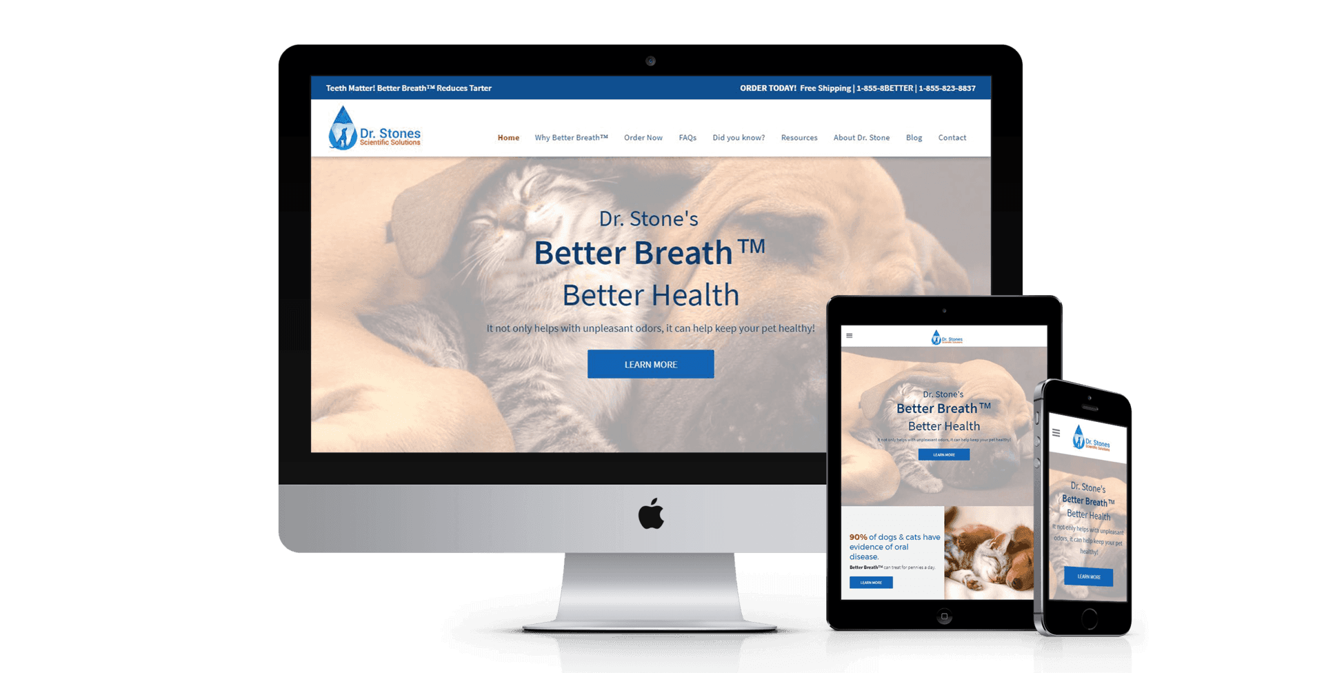 Building Better Breath website design screenshot