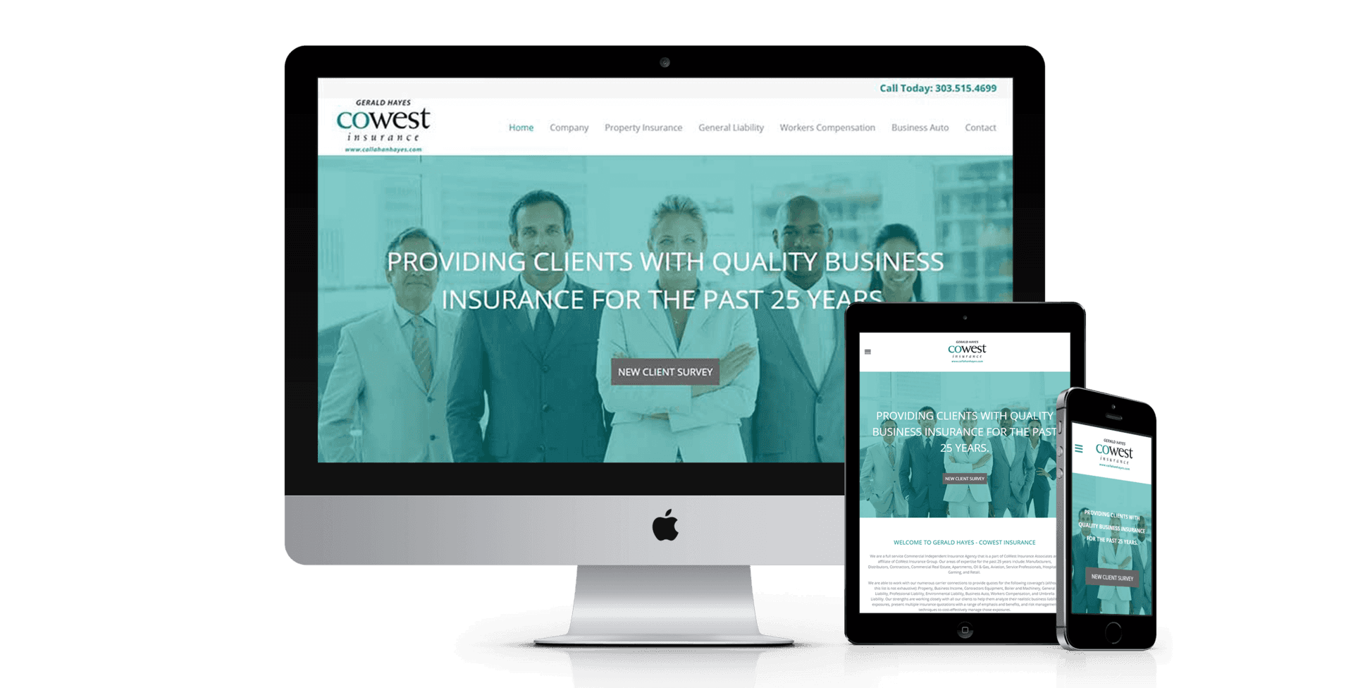 Callahan Hayes website design screenshot