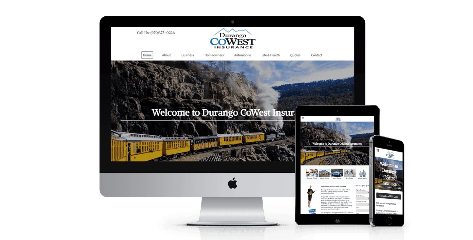 CoWest Durango website design screenshot