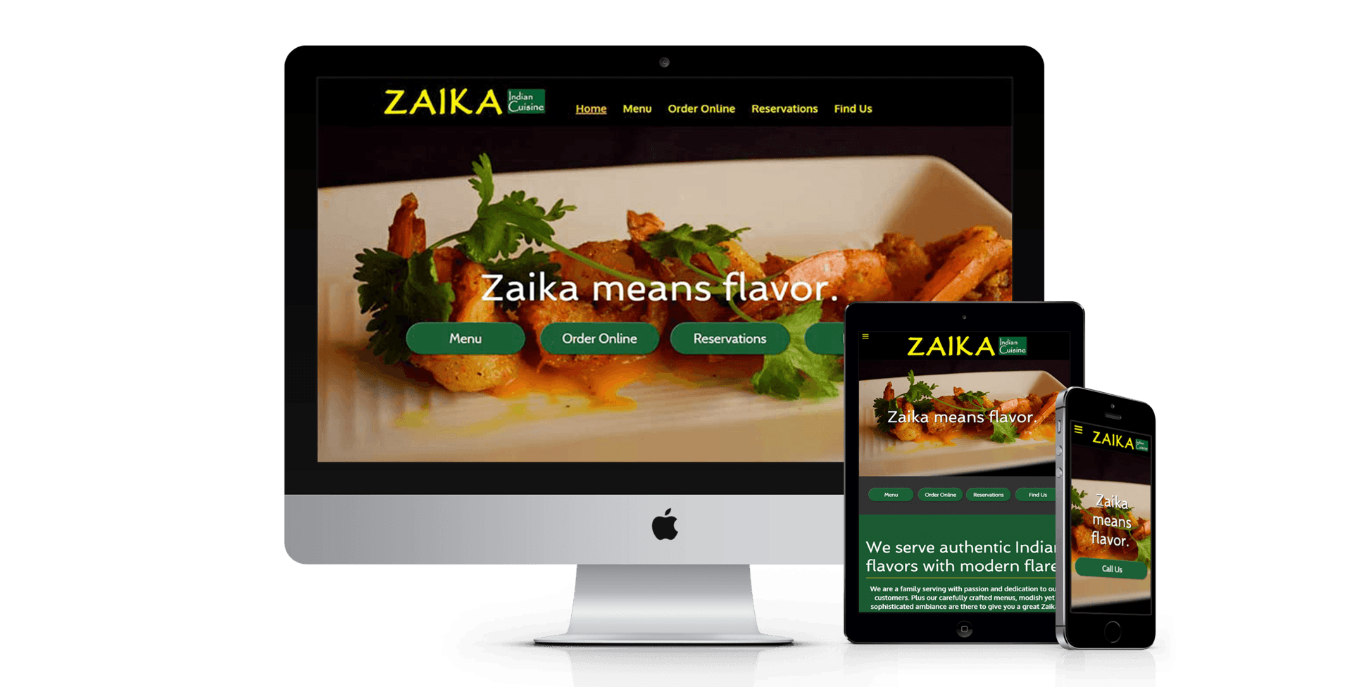 Zaika Littleton website design screenshot