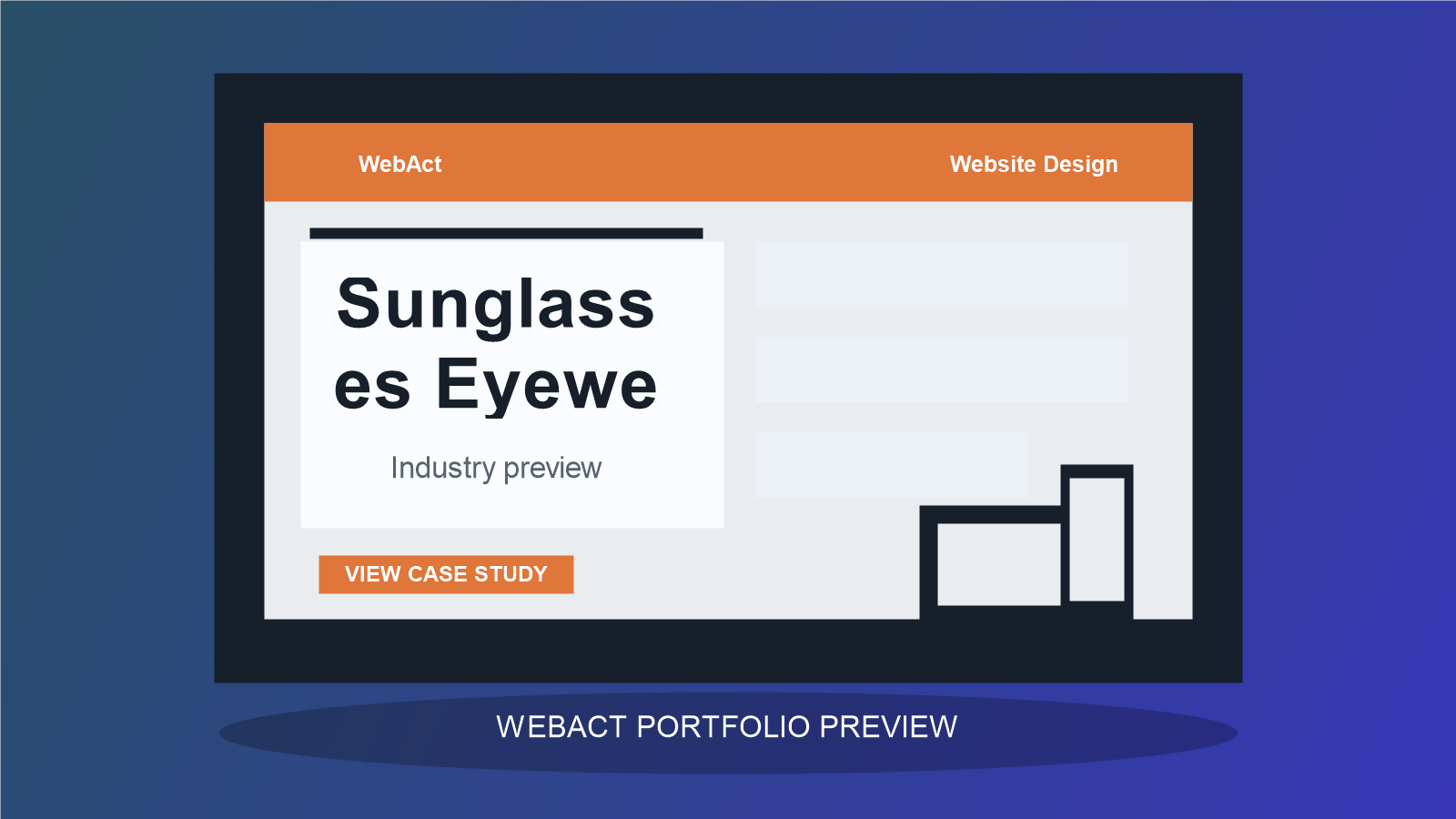 Sunglasses & Eyewear website design preview