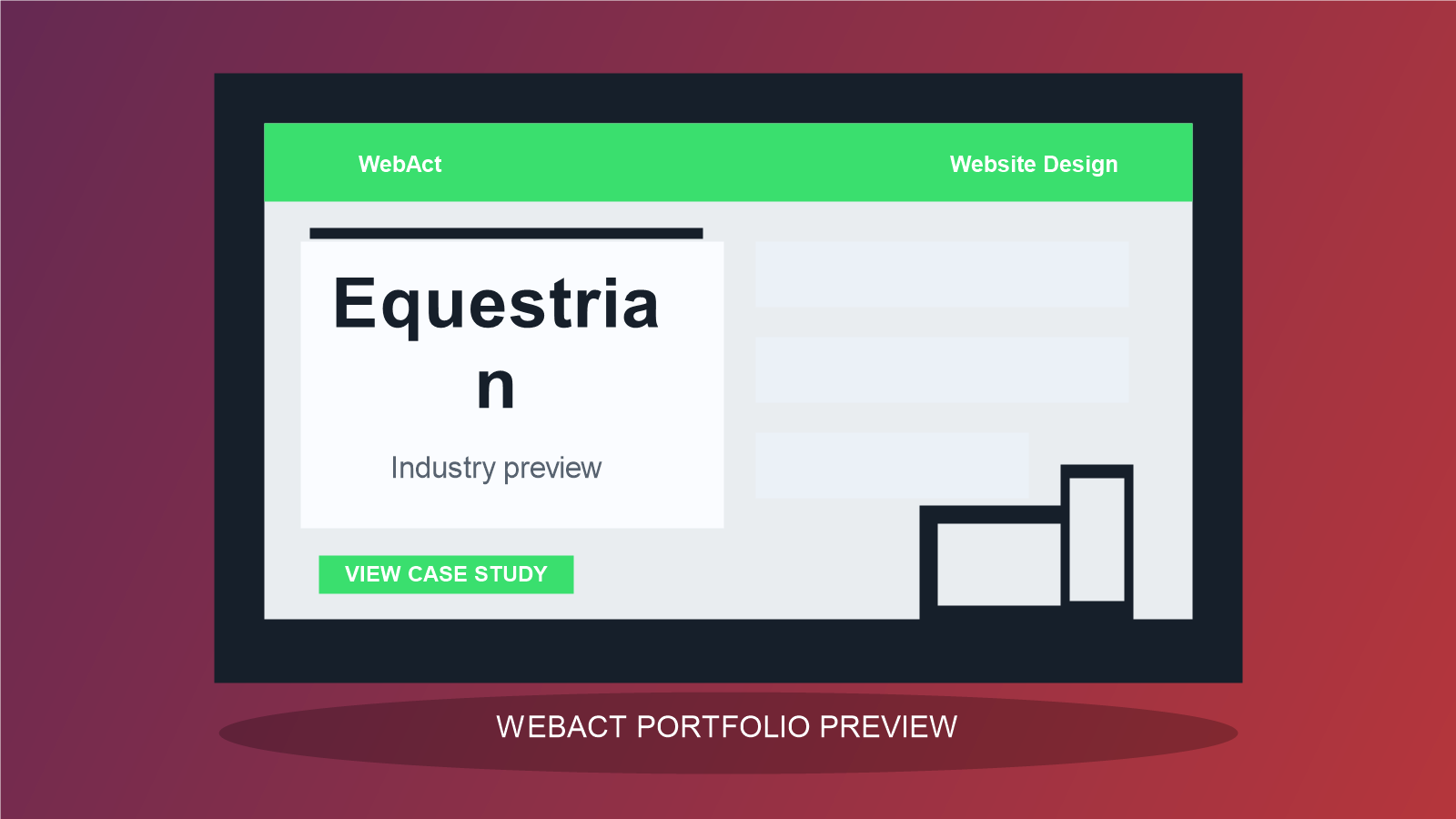 Equestrian website design preview