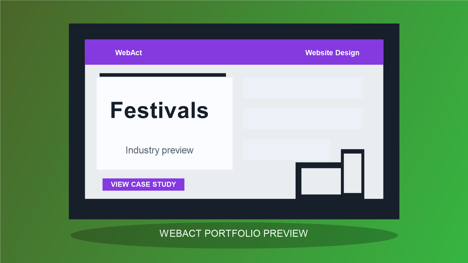 Festivals website design preview