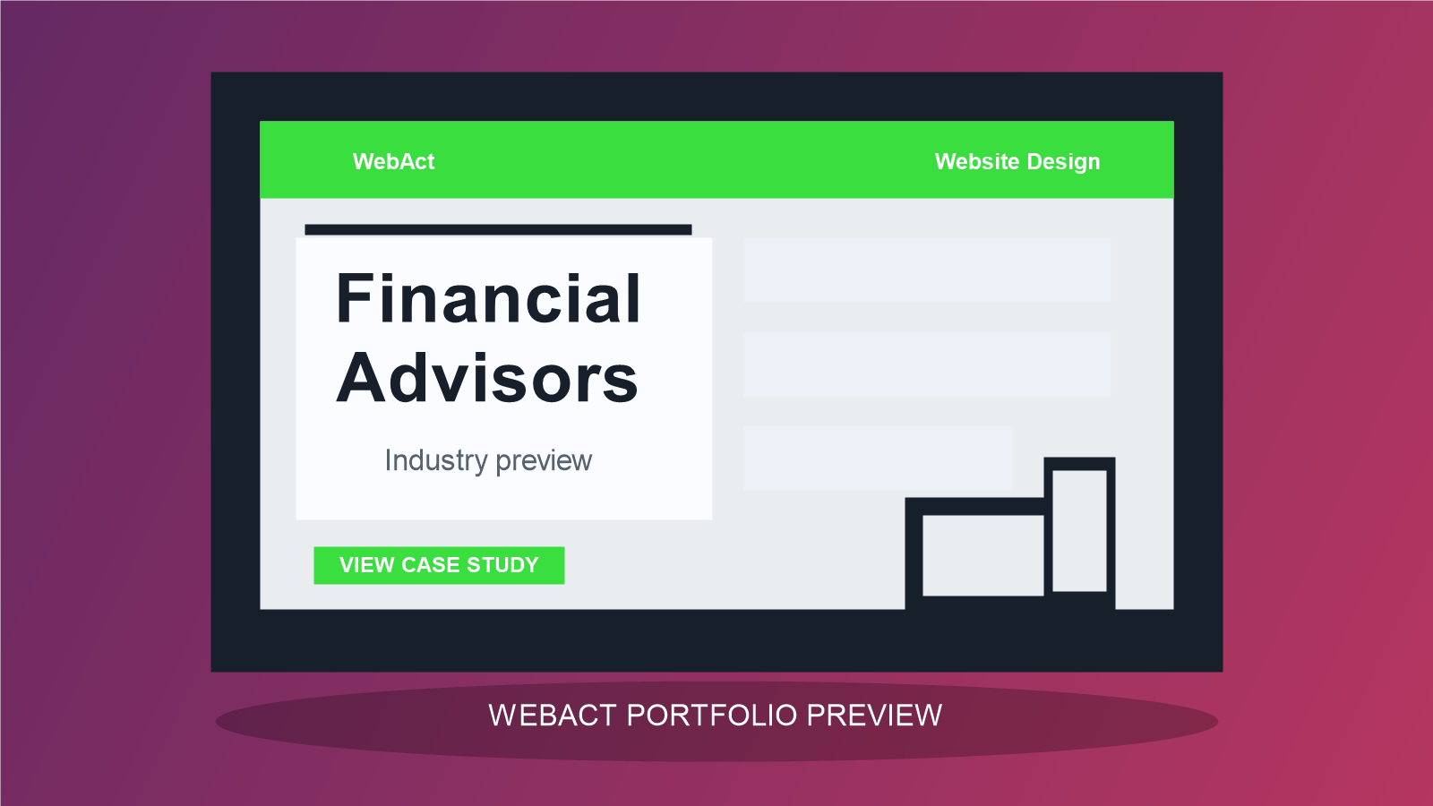 Financial Advisors website design preview
