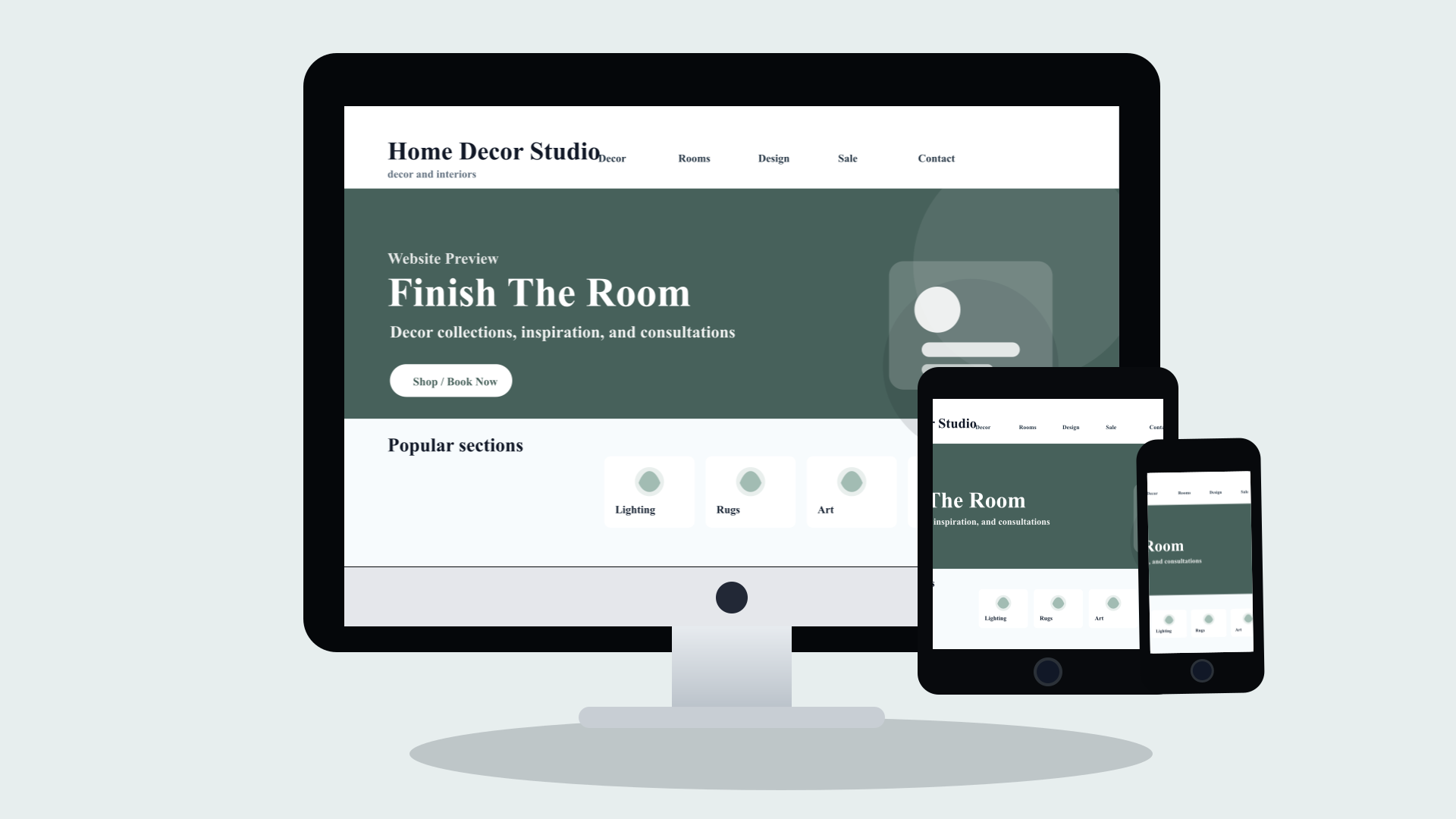 Flooring website design preview