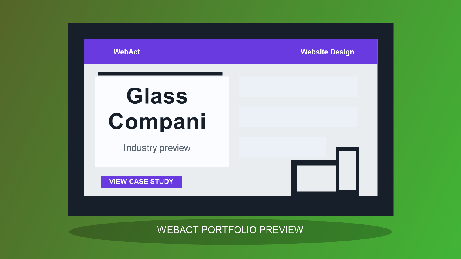 Glass Companies website design preview