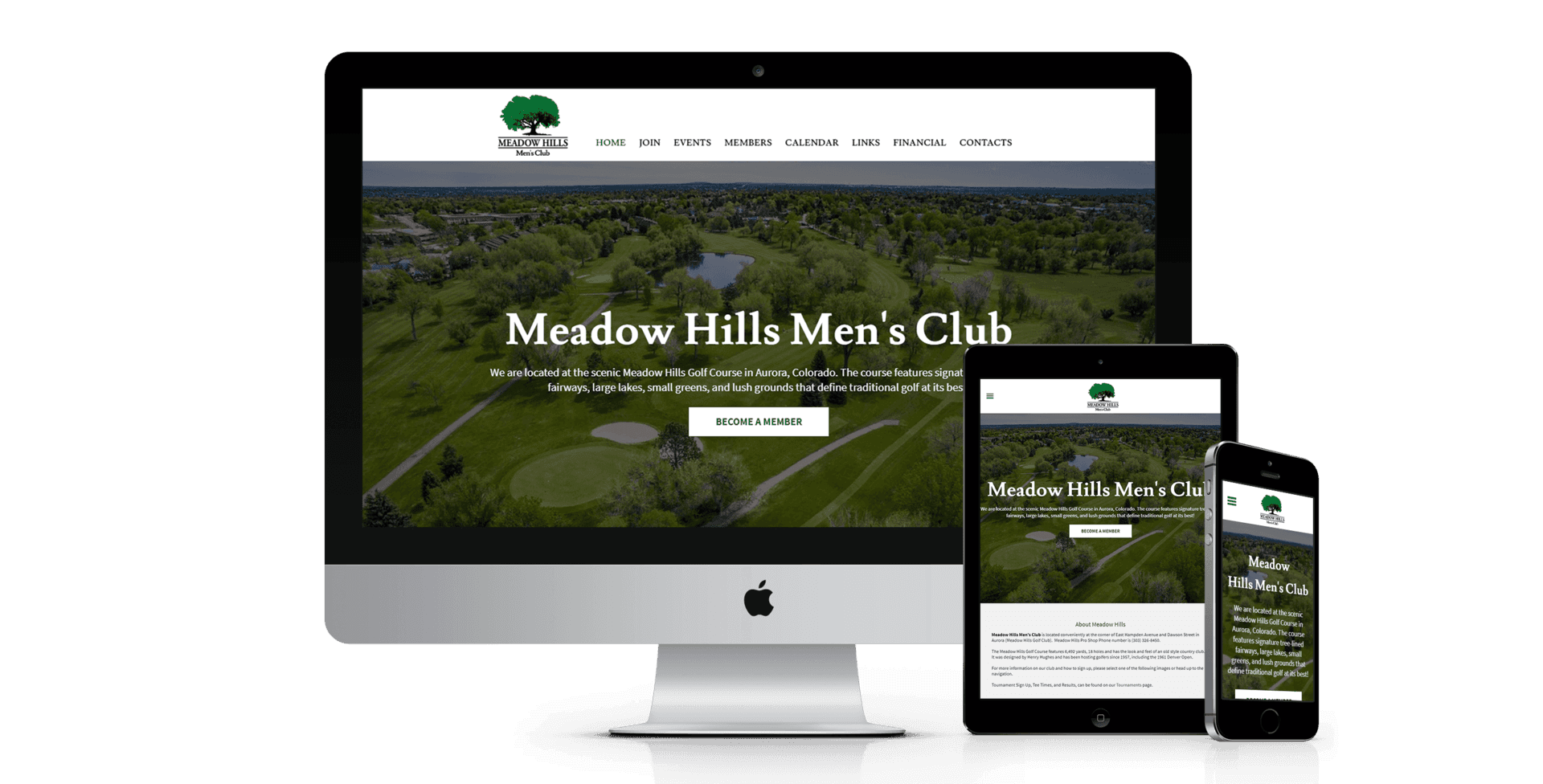 Golf & Recreation website design preview