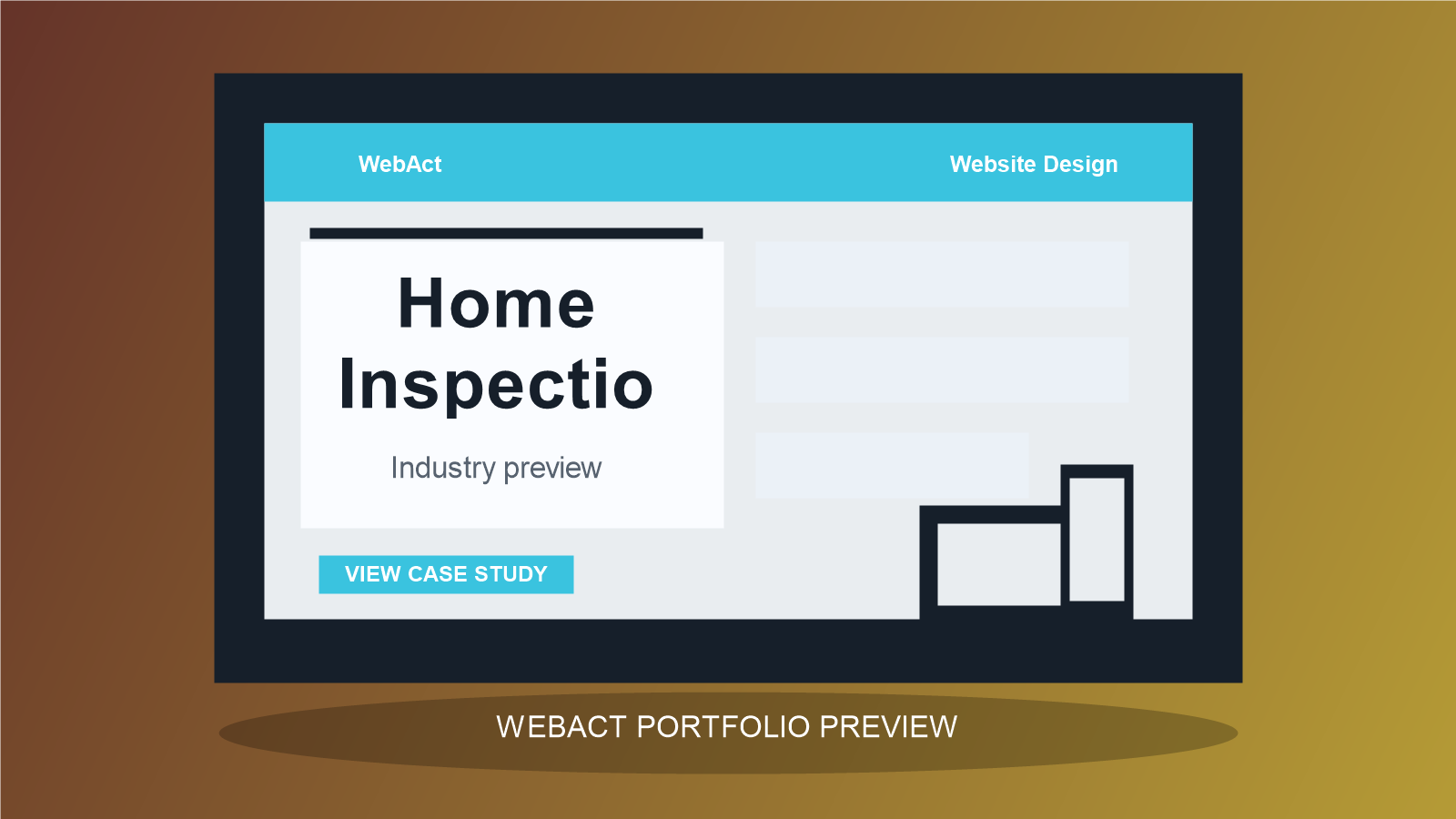 Home Inspections website design preview