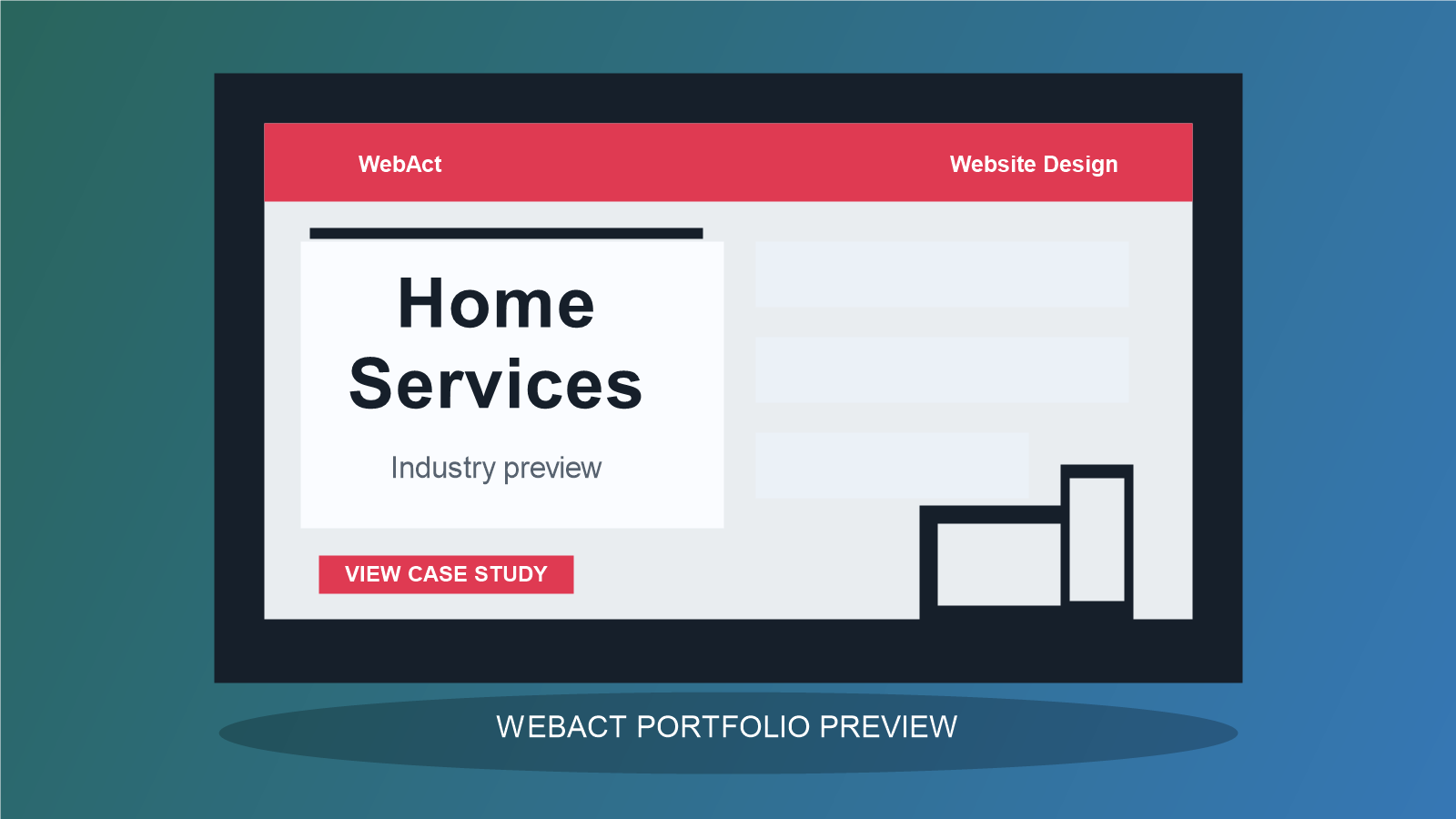 Home Services website design preview