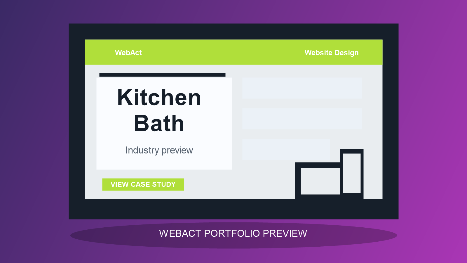 Kitchen & Bath website design preview