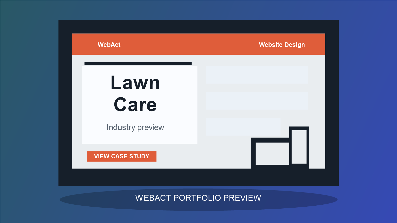 Lawn Care website design preview