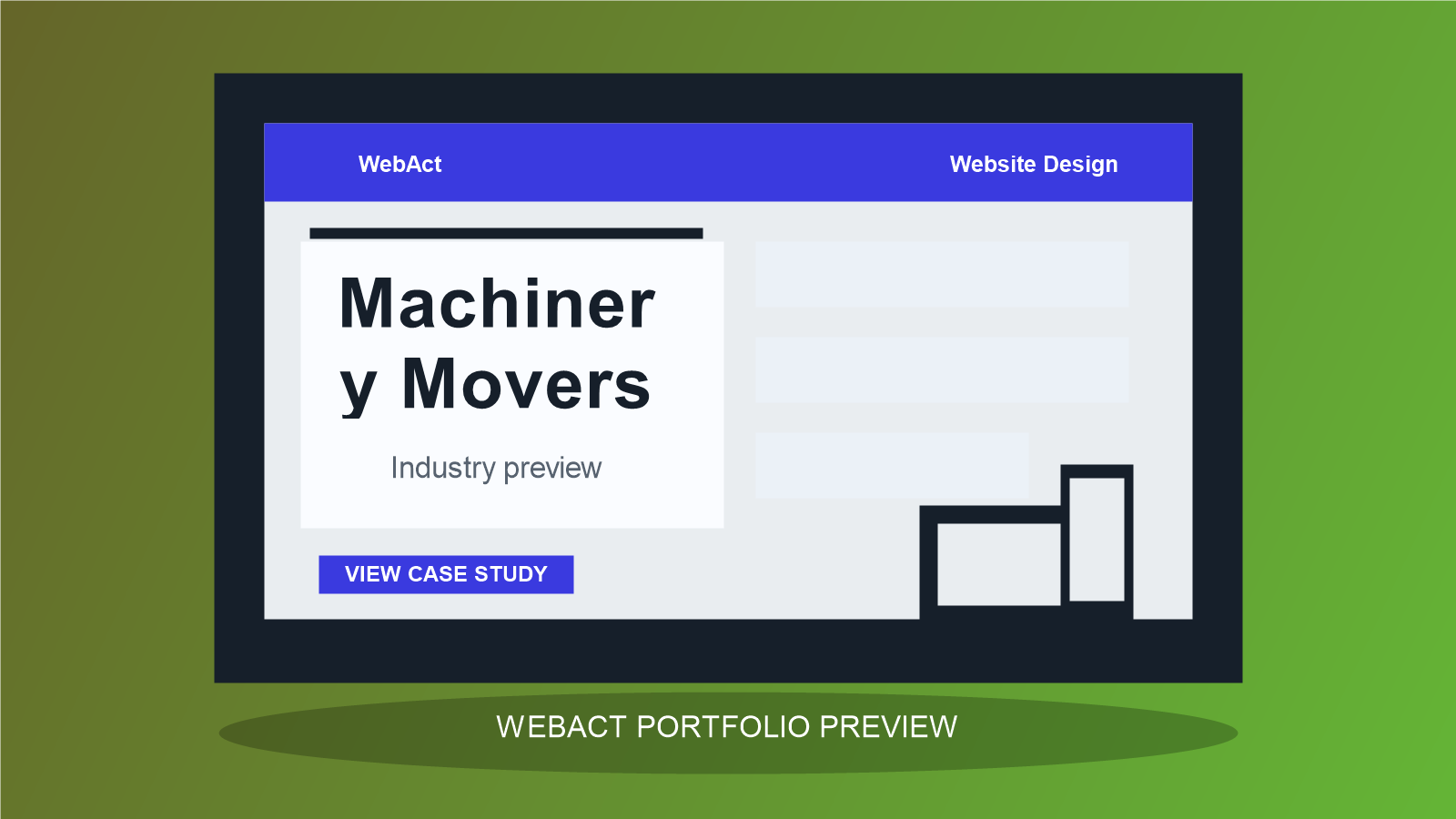 Machinery Movers website design preview