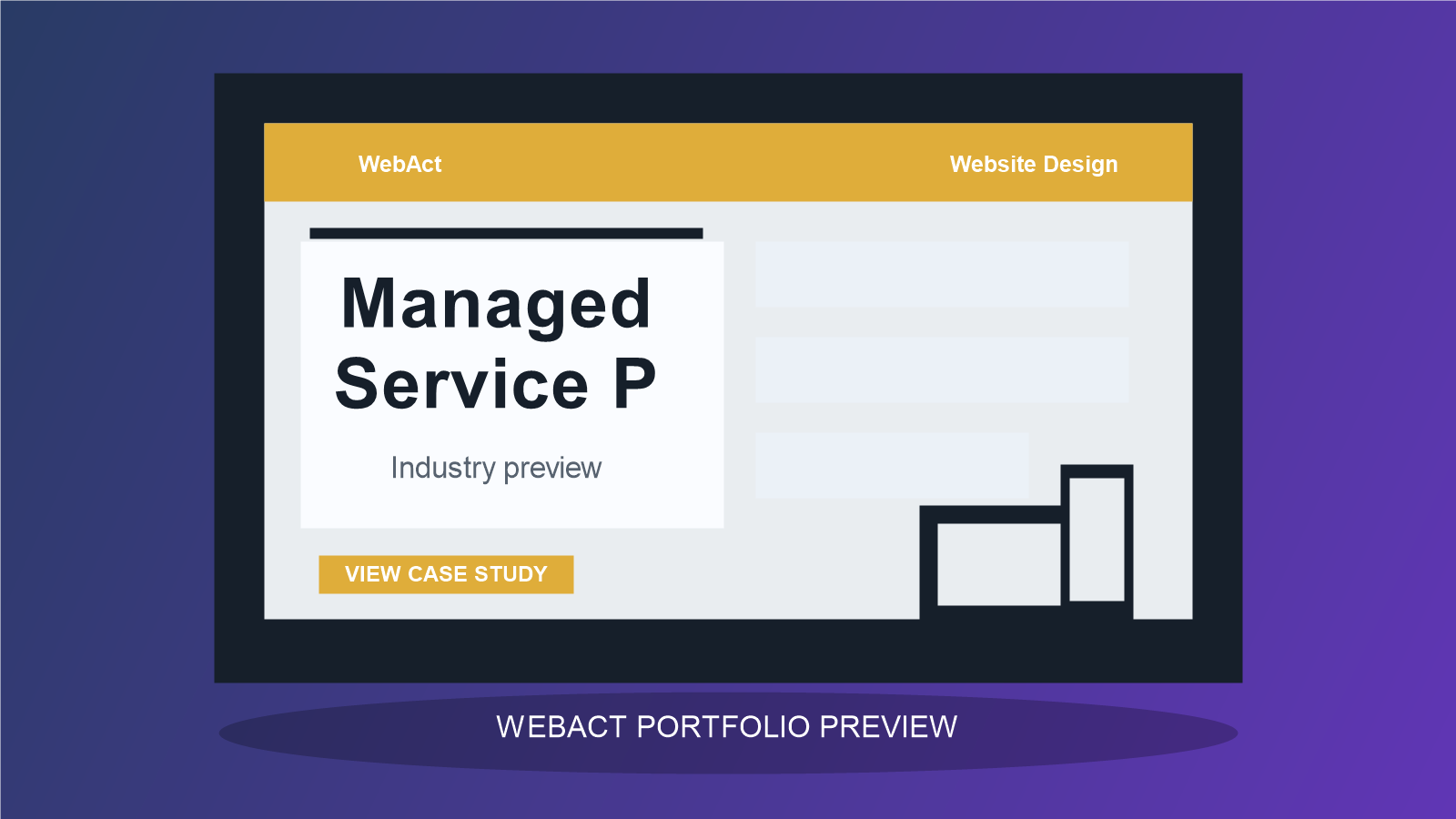 Managed Service Providers website design preview