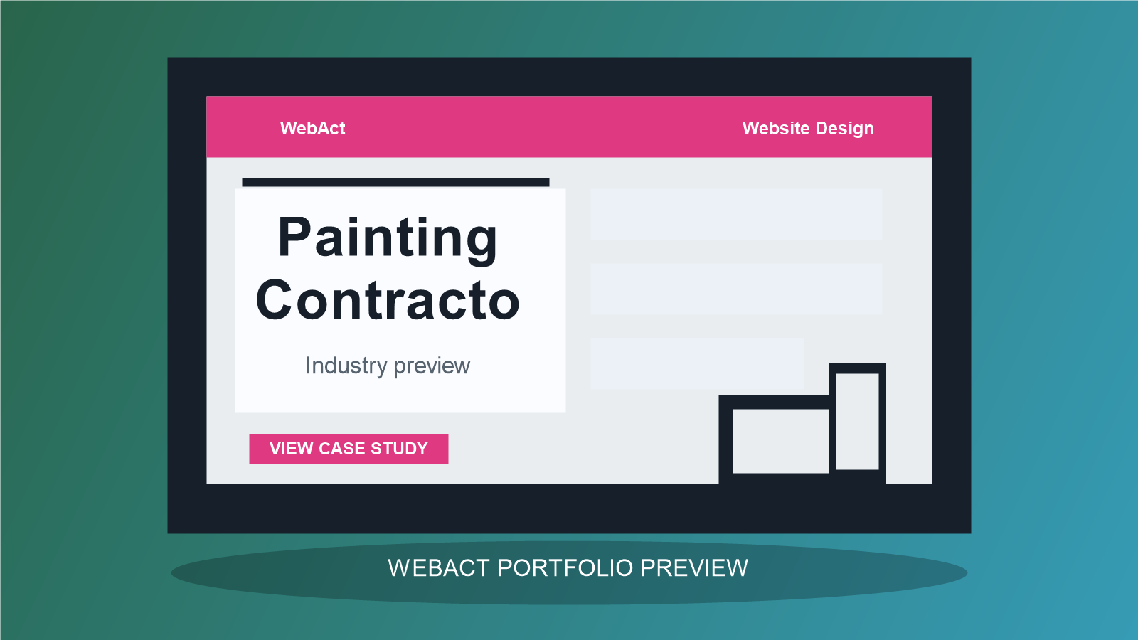 Painting Contractors website design preview