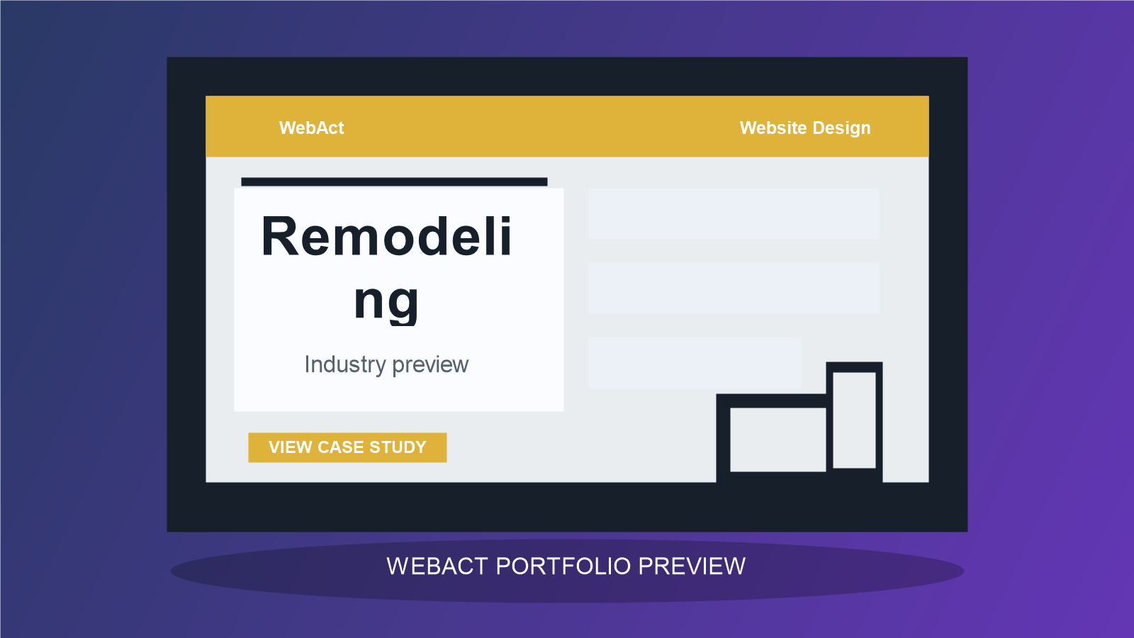 Remodeling website design preview