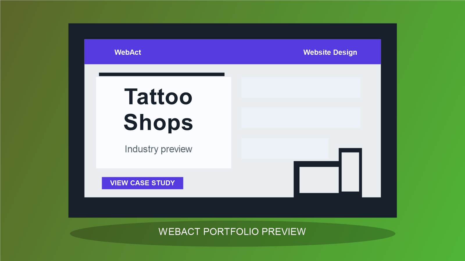 Tattoo Shops website design preview