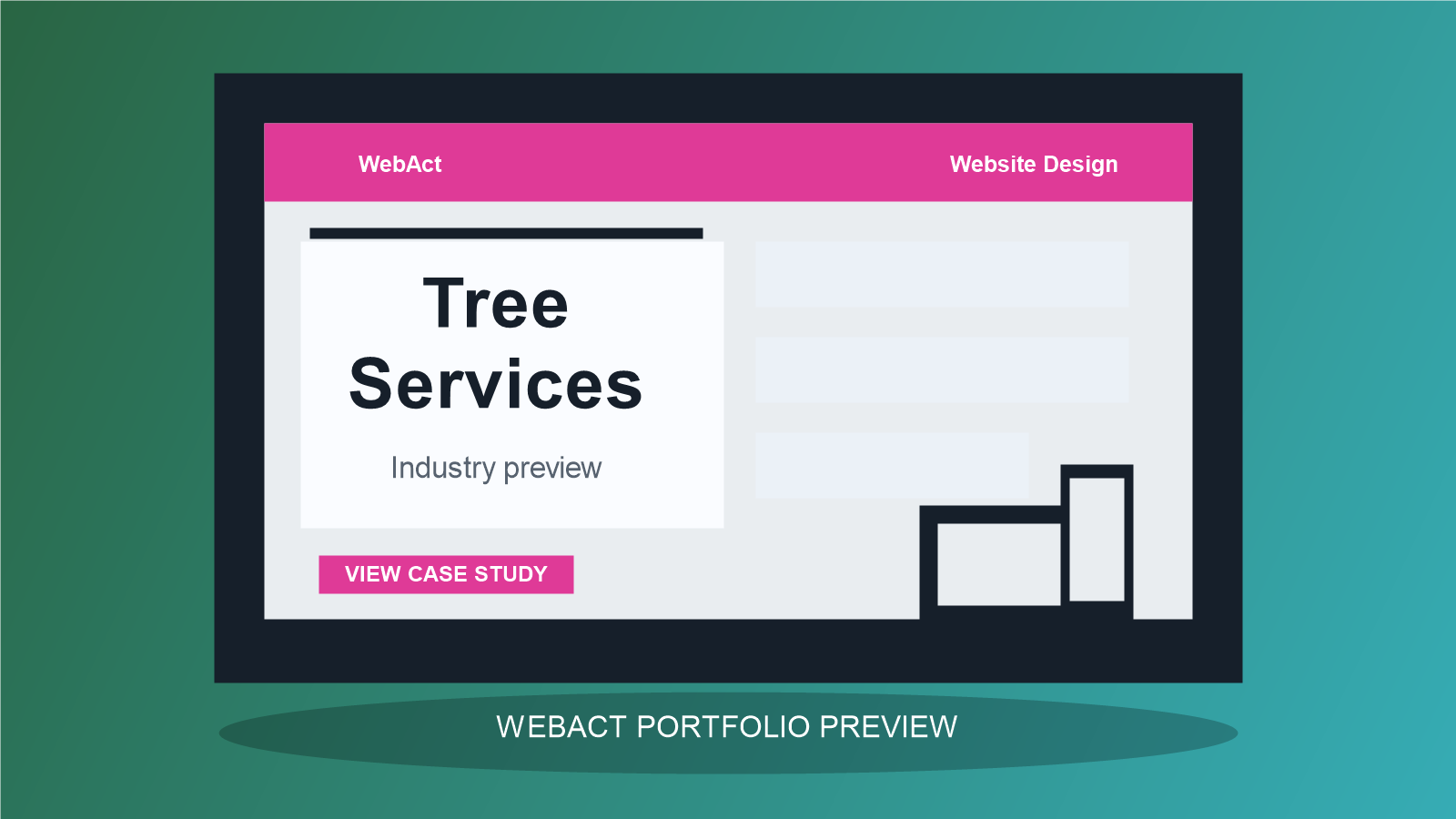 Tree Services website design preview