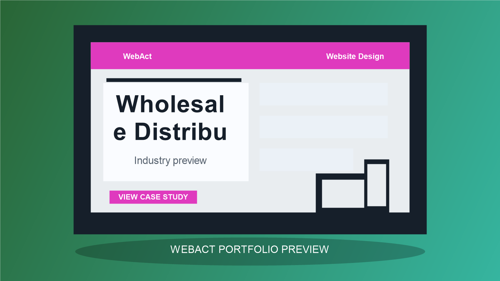 Wholesale Distributors website design preview