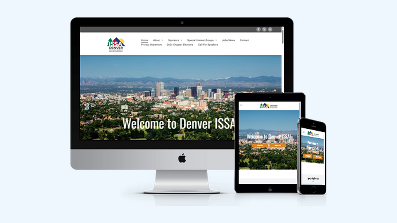 Community Organizations website design example