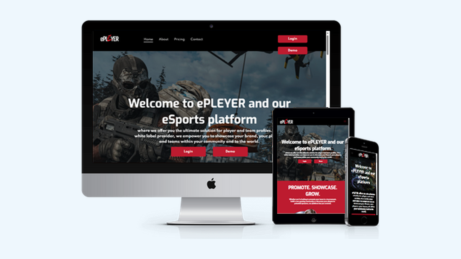 SaaS Platforms website design example